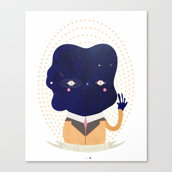 Mister universe Canvas Print