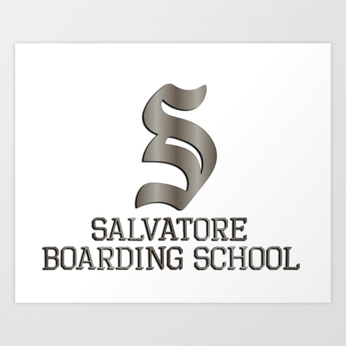 Salvatore Boarding School Art Print By Sasyall