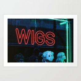 Wig Party Art Print