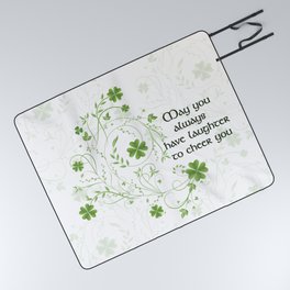 St. Patrick's Day Irish Blessing Picnic Blanket