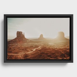 Monument Valley Framed Canvas