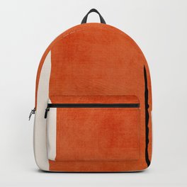 Minimalist Burnt Orange Black Vertical Lines Backpack | Burnt Orange, Kidsroom, Minimal, Minimalist, Minimalism, 60S70S80S, Painting, Playroom, Digital, Simple 