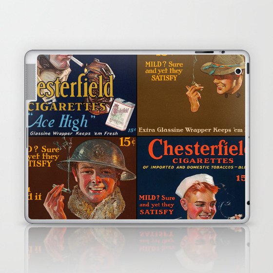 Chesterfield Cigarettes, 1914-1918 by Joseph Christian Leyendecker Laptop & iPad Skin