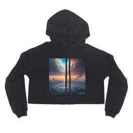 The Circle of Clouds: An Aerial View of the Stratocumulus Portal Hoody