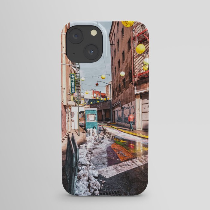 Walking in Chinatown | NYC | Colorful Travel Photography iPhone Case