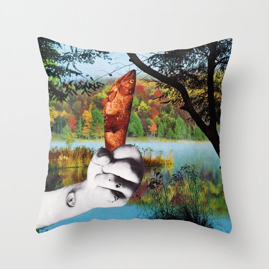 L'ultima volta che siamo andati a pesca insieme Throw Pillow