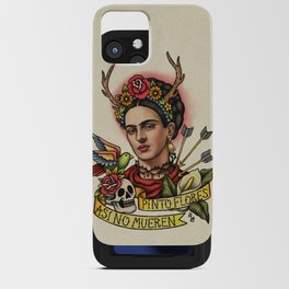 Frida Viva La Vida Tattoo Style Friducha iPhone Card Case