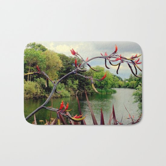 Landscape | The River | Dublin | Ireland Bath Mat