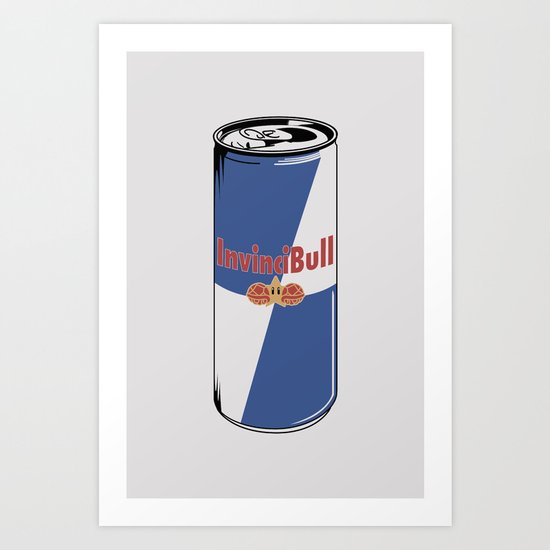 InvinciBull Energy Drink Art Print