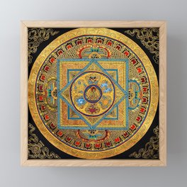 Buddhist Hindu Mandala 23 Framed Mini Art Print