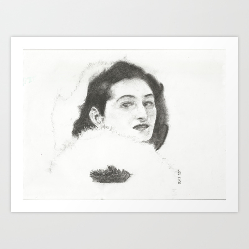 Rebbetzin Shaina Horenstein Art Print by ChanaVoola | Society6