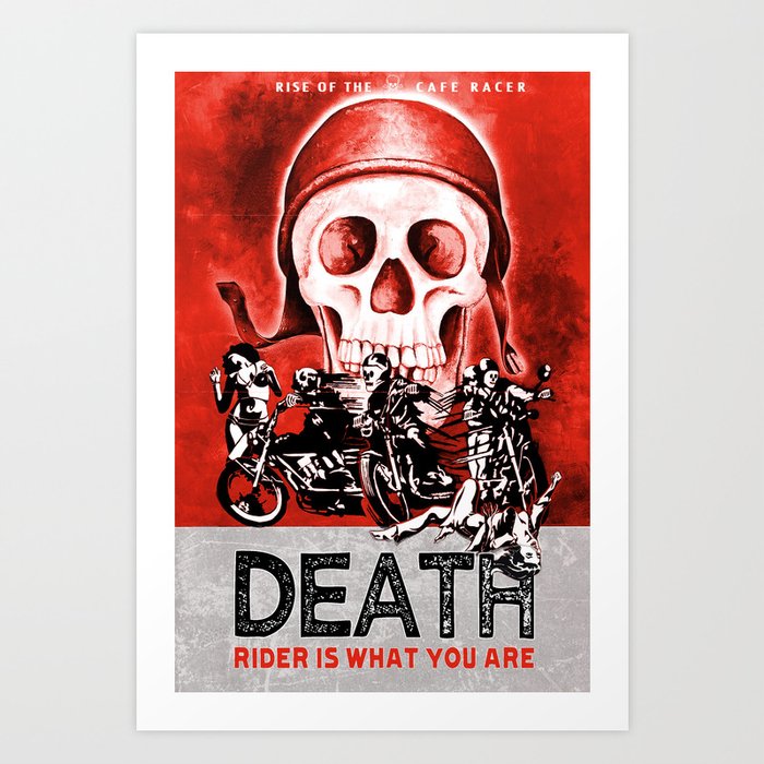 Death Rider III Art Print