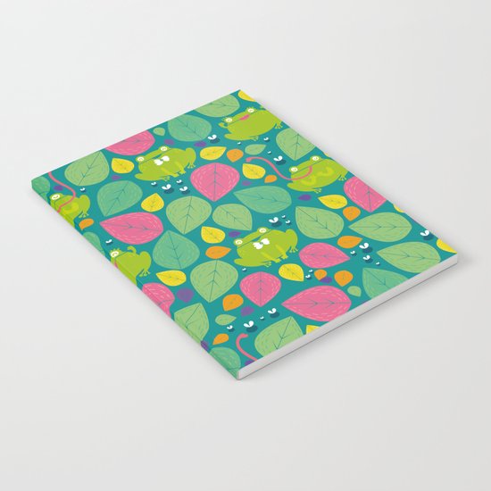 Frogs pattern Notebook