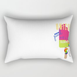 unicorn popsicle Rectangular Pillow