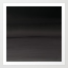 Night Fog Black and Gray - Abstract Art Series Art Print | Gray, Black, Modernblack, Darkpainting, Abstract, Schwartz, Abstractblack, Berdy, Blackandgray, Darkabstract 