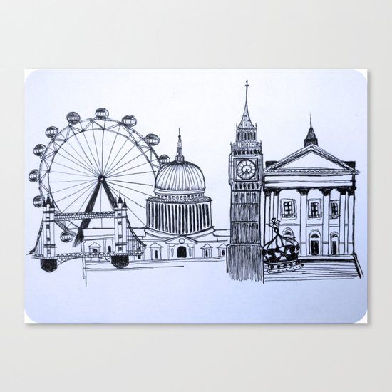 You sound like you're from London Canvas Print