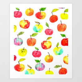 Spring apples Art Print