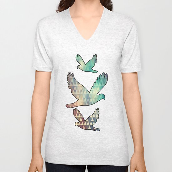 Tribal Fade Unisex V-Neck