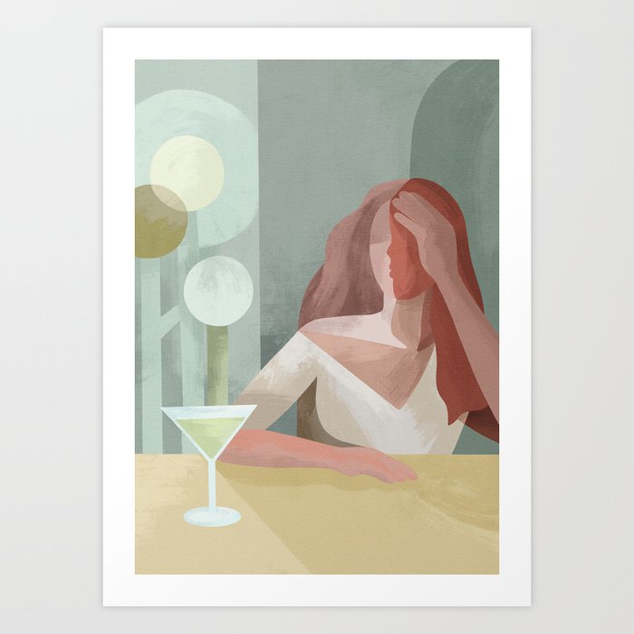 The Exhausted Mother Art Print
