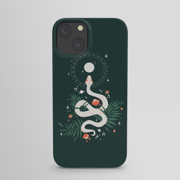 Ascending Moon Snake Goddess iPhone Case