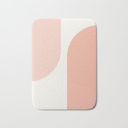 Modern Minimal Arch Abstract XXXI Bath Mat | Shapes, Cute, Bohemian, Graphicdesign, Vintage, Modern, Nature, Mid Century Modern, Midcentury, Pastel 