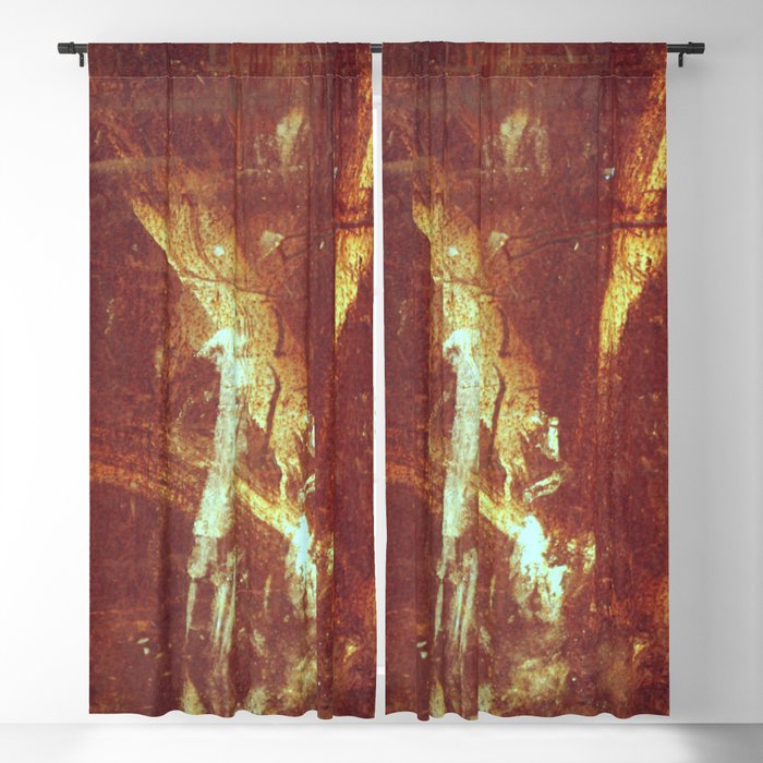 Old rusty surface texture background.  Blackout Curtain
