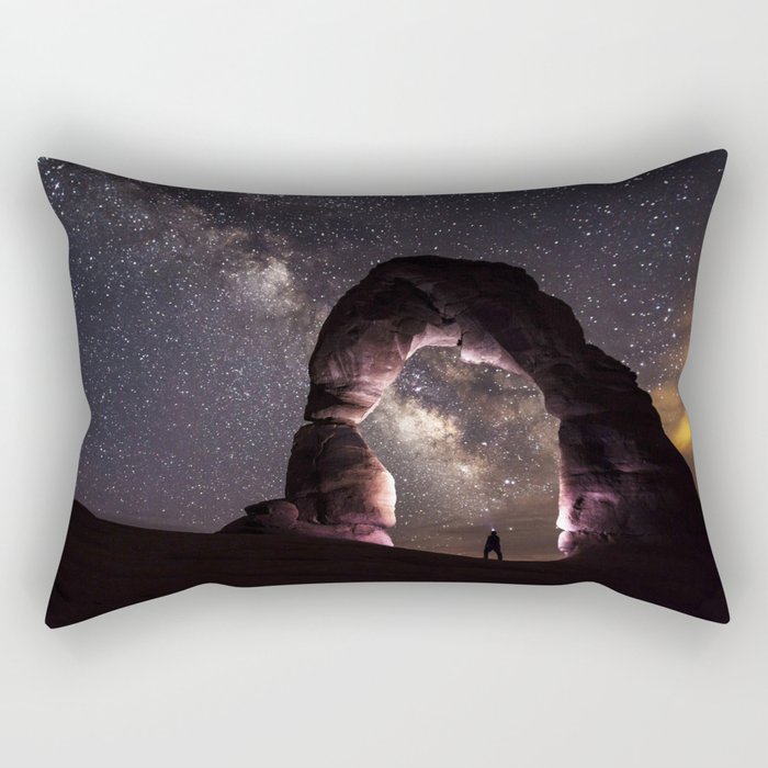 Watching stars Rectangular Pillow