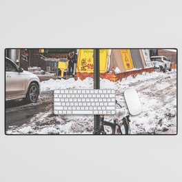 Winter in NYC Desk Mat