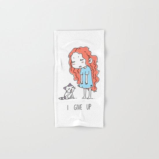 I Give Up Hand & Bath Towel