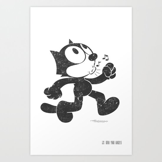 Felix The Cat Art Print