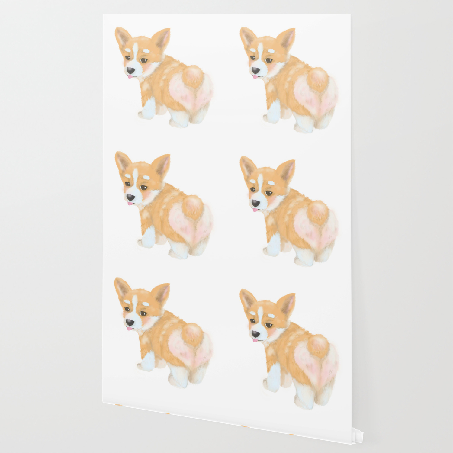 Welsh Corgi Puppy Wallpaper By Wecdesign Society6
