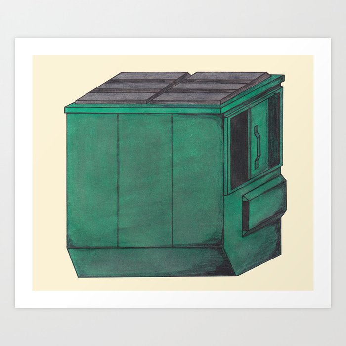 Dumpster #3 Art Print