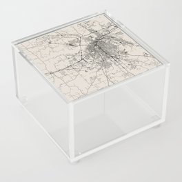 Shreveport USA - City Map - Aesthetic Acrylic Box