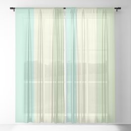Pastel Elegant Natural Color Palette Sheer Curtain