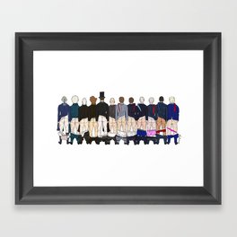President Butts 2017 Row Framed Art Print