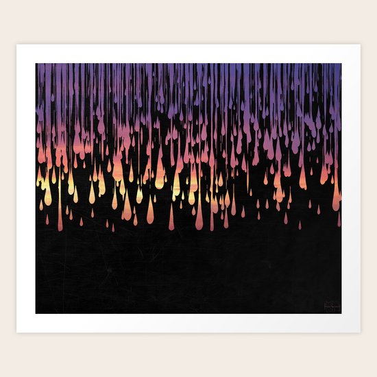 Drip Art Print