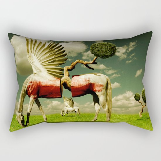 Pegasus Divided Rectangular Pillow