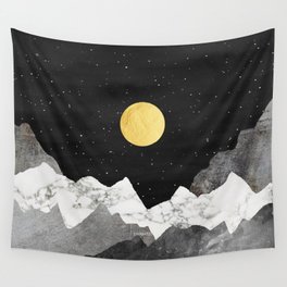 Live with Stars and Mountains Wall Tapestry