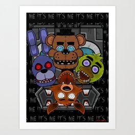 Five Nights at Freddy's Art Print