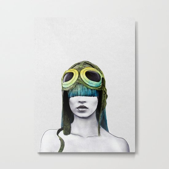 Kate As Amelia Metal Print