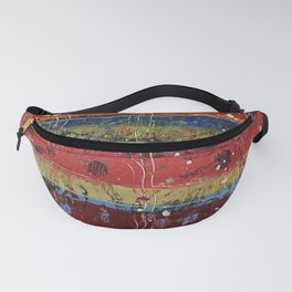 Hand painted stripes Fanny Pack