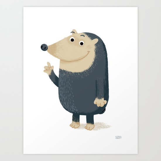 Mole Art Print