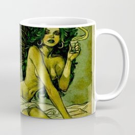 Vintage Parisian Green Fairy Absinthe Alcoholic Aperitif Advertisement Poster Coffee Mug