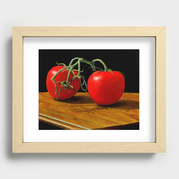 Tomatoes on the Vine Recessed Framed Print