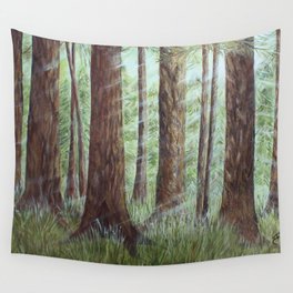 A Forest of Cedar Wall Tapestry