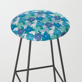 green and blue flowering dogwood symbolize rebirth and hope Bar Stool