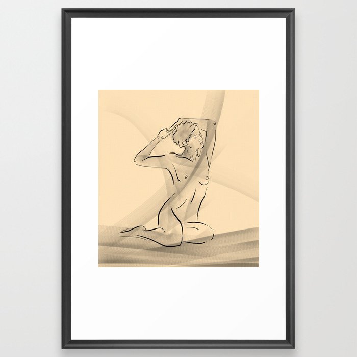 Morning Stretch Framed Art Print