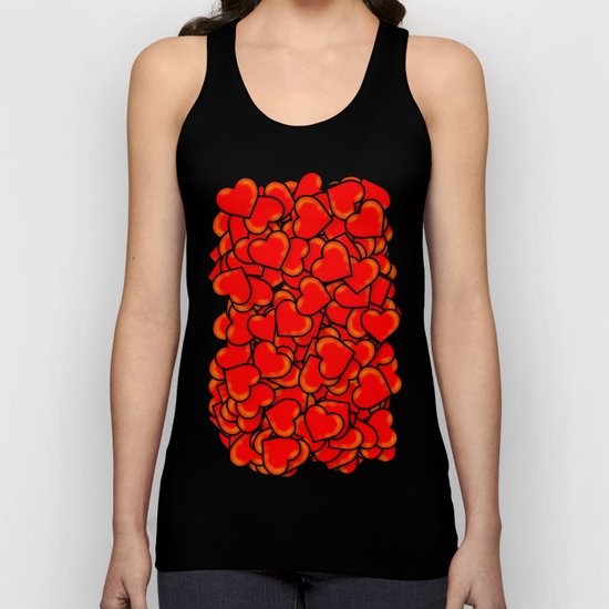 Heart Unisex Tank Top