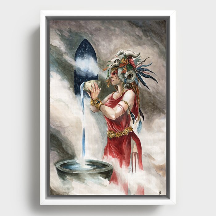 water priestess Framed Canvas