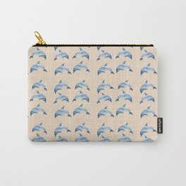 pattern dolphins Carry-All Pouch